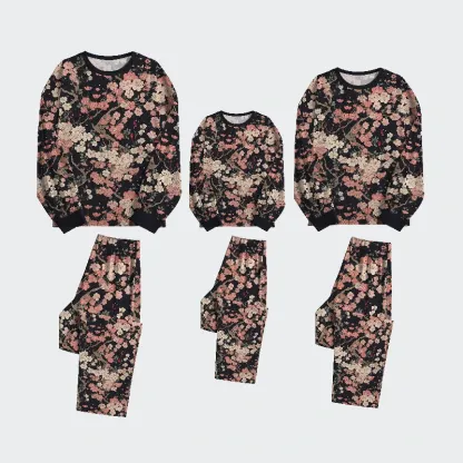 Tokyo-Tiger Blooming Sakura Family Pajama Sets