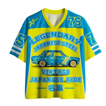 Tokyo-Tiger Japanese Vintage Car Mesh Jersey