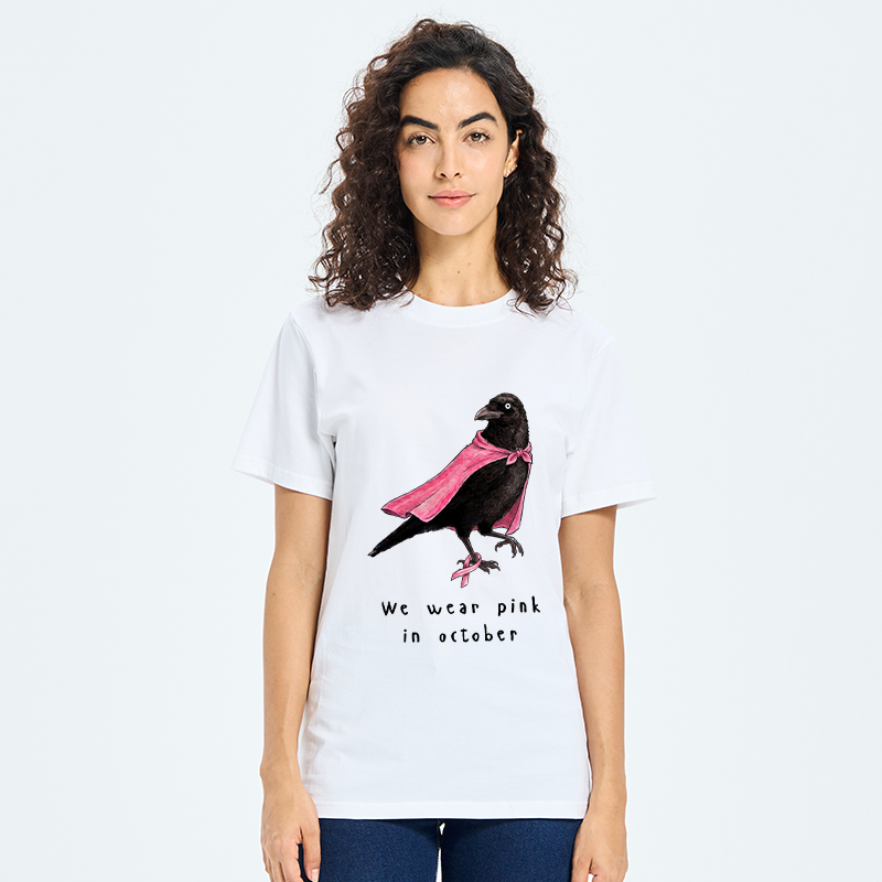Tokyo-Tiger Pink Ribbon Raven Breast Cancer Awareness Classic T-Shirt