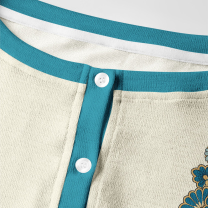 Tokyo-Tiger Blue‑Gilded Flower Cat Women's Lightweight Cardigan