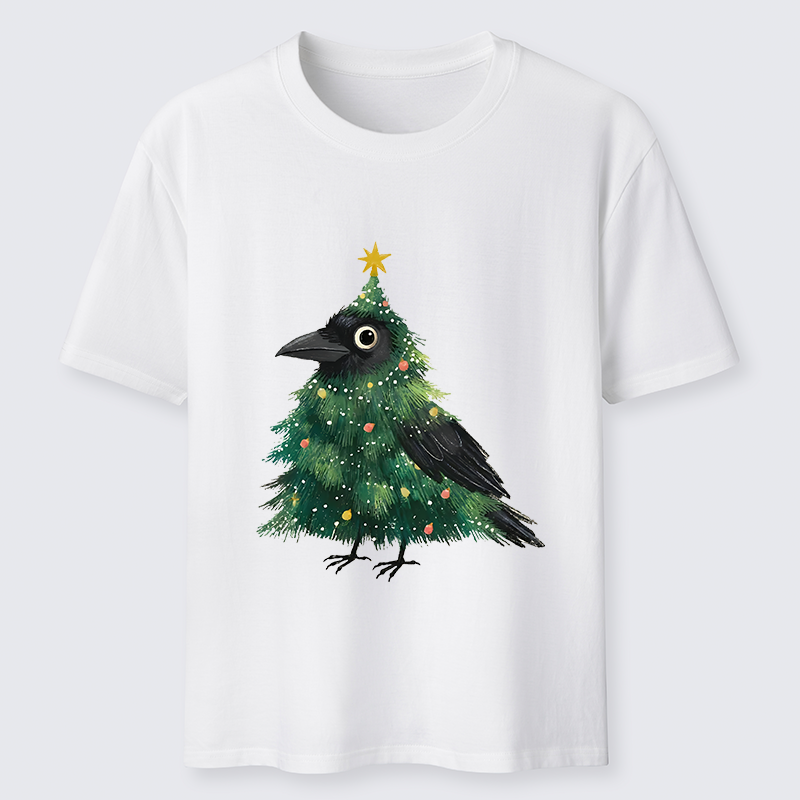 Tokyo-Tiger Cute Christmas Tree Crow Classic T-Shirt