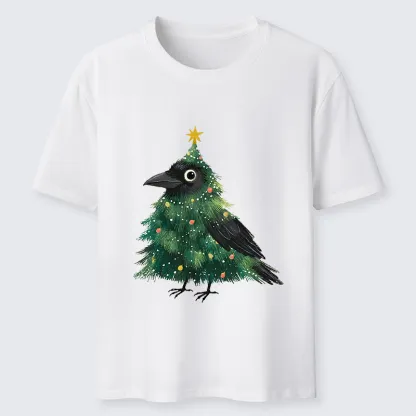 Tokyo-Tiger Cute Christmas Tree Crow Classic T-Shirt