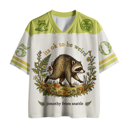 Tokyo-Tiger Stay Strange Little Raccoon Mesh Jersey