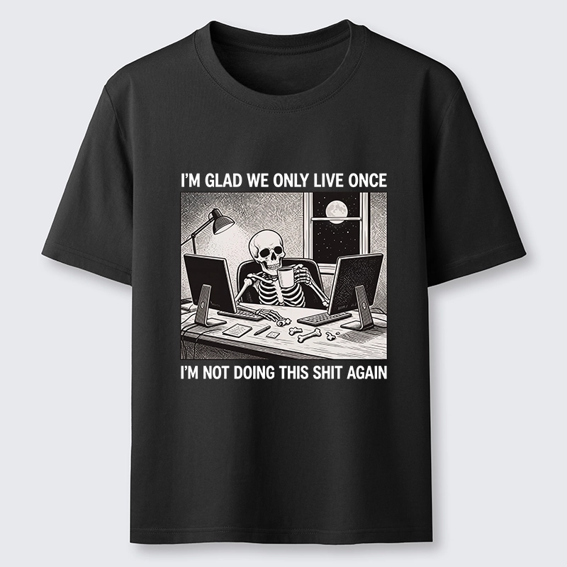 Tokyo-Tiger Funny Skeleton Coffee Break Meme Classic T-Shirt