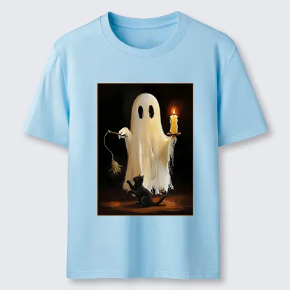 Tokyo-Tiger Ghost Cat Halloween Art Classic T-Shirt