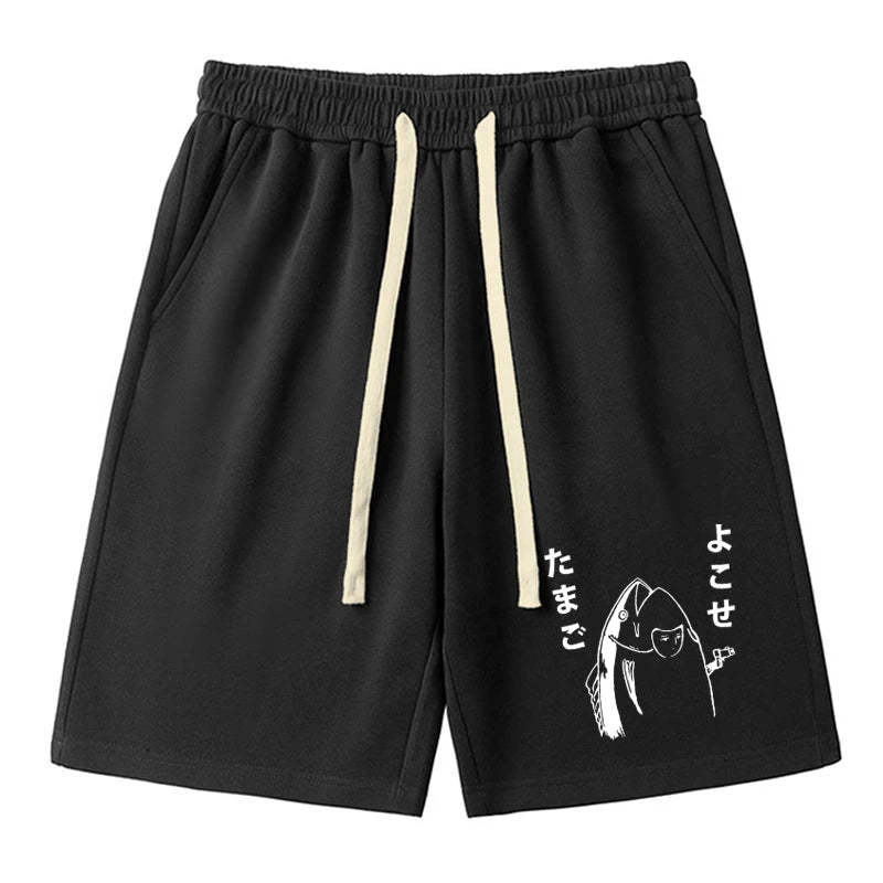 Tokyo-Tiger Give Me Egg Japanese Fish Unisex Shorts Sale