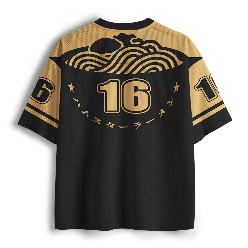 Tokyo-Tiger The hamster eating ramen  Mesh Jersey