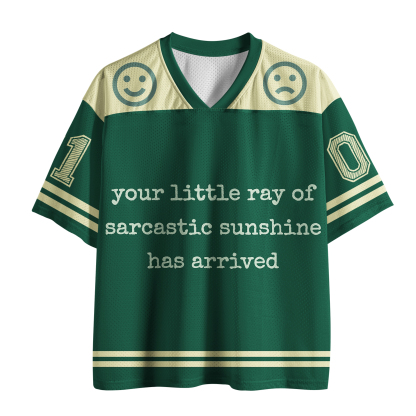 Tokyo-Tiger Your Little Ray Of Sarcastic Sunshine Mesh Jersey