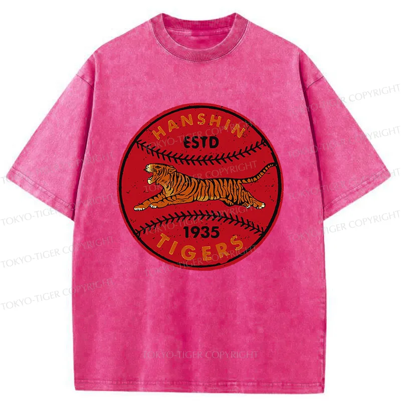 Tokyo-Tiger Osaka Tigers Japanese Washed T-Shirt