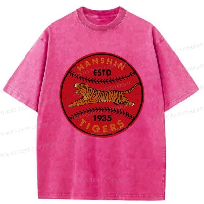 Tokyo-Tiger Osaka Tigers Japanese Washed T-Shirt