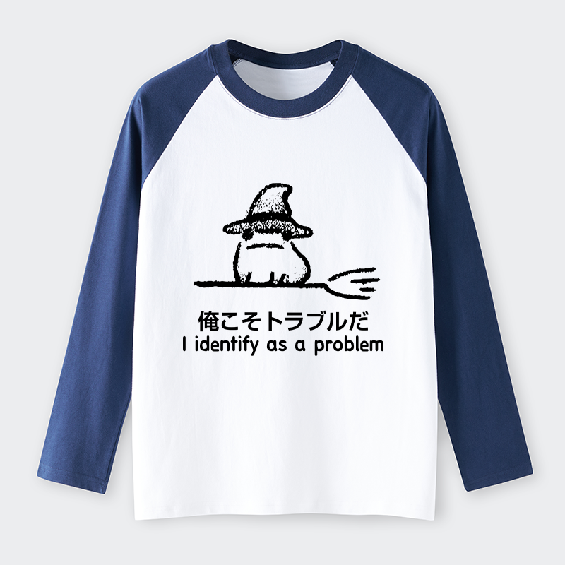 Tokyo-Tiger Mischief Magic Dude Raglan Long Sleeve T-shirt