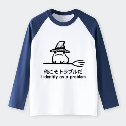 Tokyo-Tiger Mischief Magic Dude Raglan Long Sleeve T-shirt