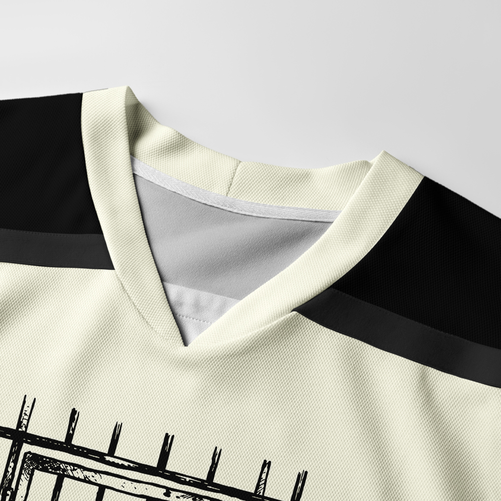 Tokyo-Tiger Funny Jail Duck Long-Sleeve Hockey Jersey