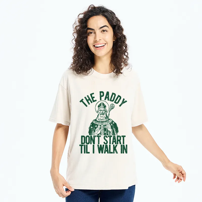 Tokyo-Tiger Funny St Patricks Day Meme Washed T-Shirt