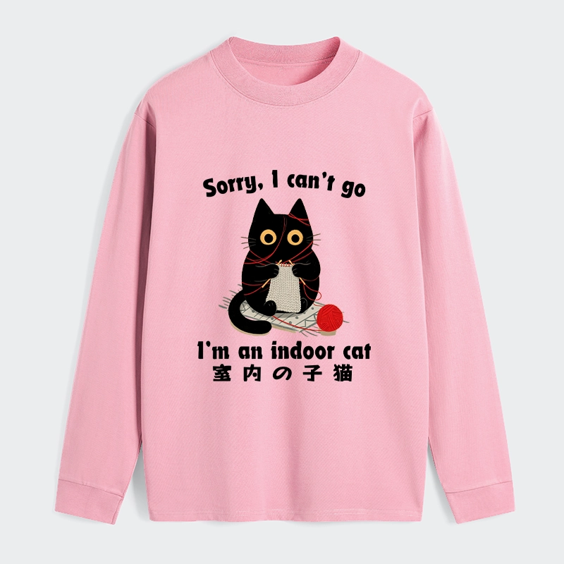 Tokyo‑Tiger Indoor Cat Meme Classic Long Sleeve T-Shirt