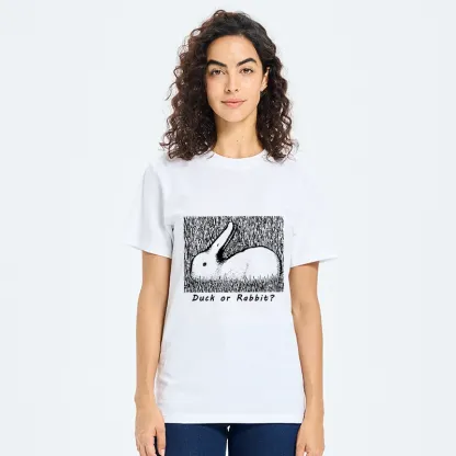 Tokyo-Tiger Funny Duck Rabbit Trick Classic T-Shirt