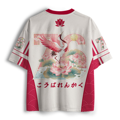 Tokyo-Tiger Lotus Red Crane Tiger Jersey