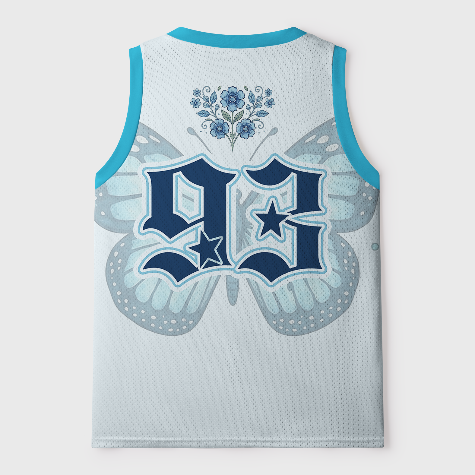 Tokyo-Tiger Floral Butterfly：Radical Decency Mesh Tank Top