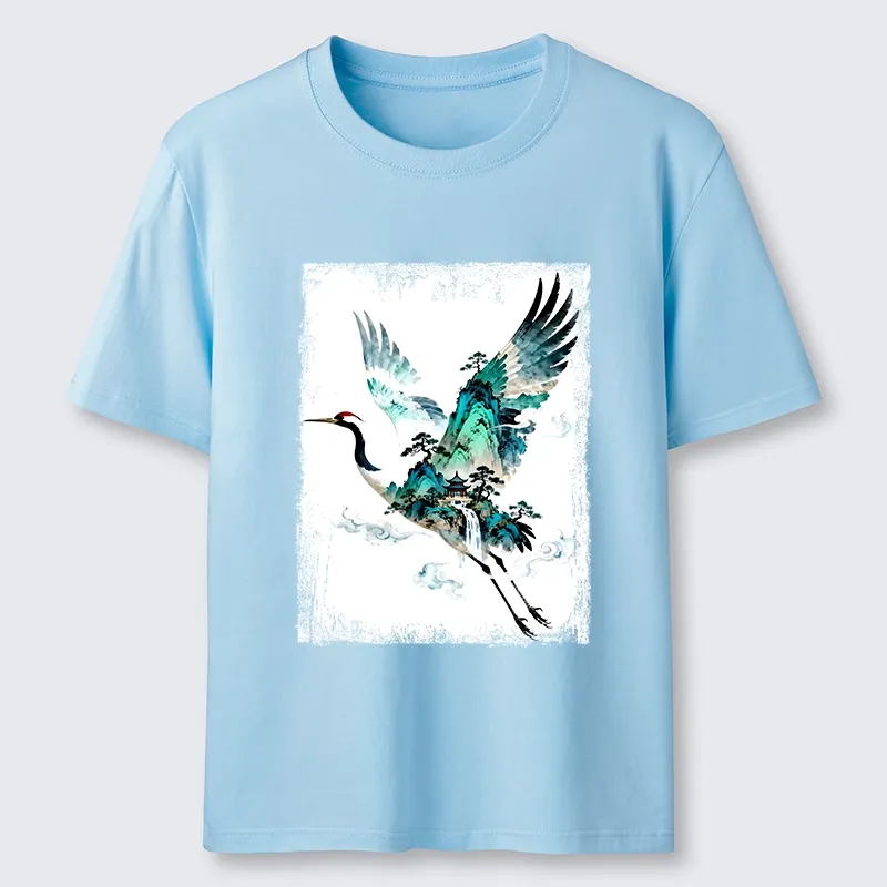 Tokyo-Tiger Mountain Crane Spirit Classic T-Shirt