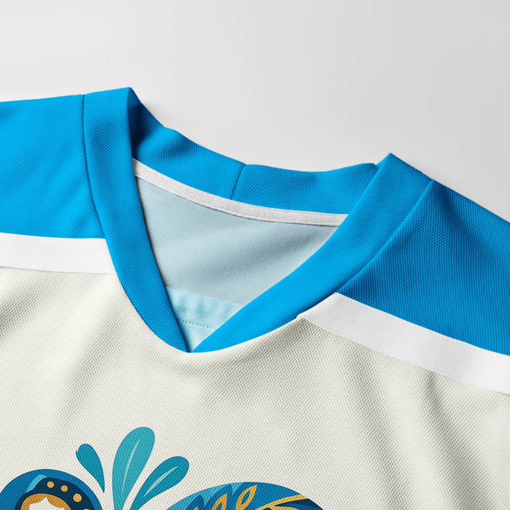 Tokyo-Tiger Mystic Octopus Waves Long-Sleeve Hockey Jersey