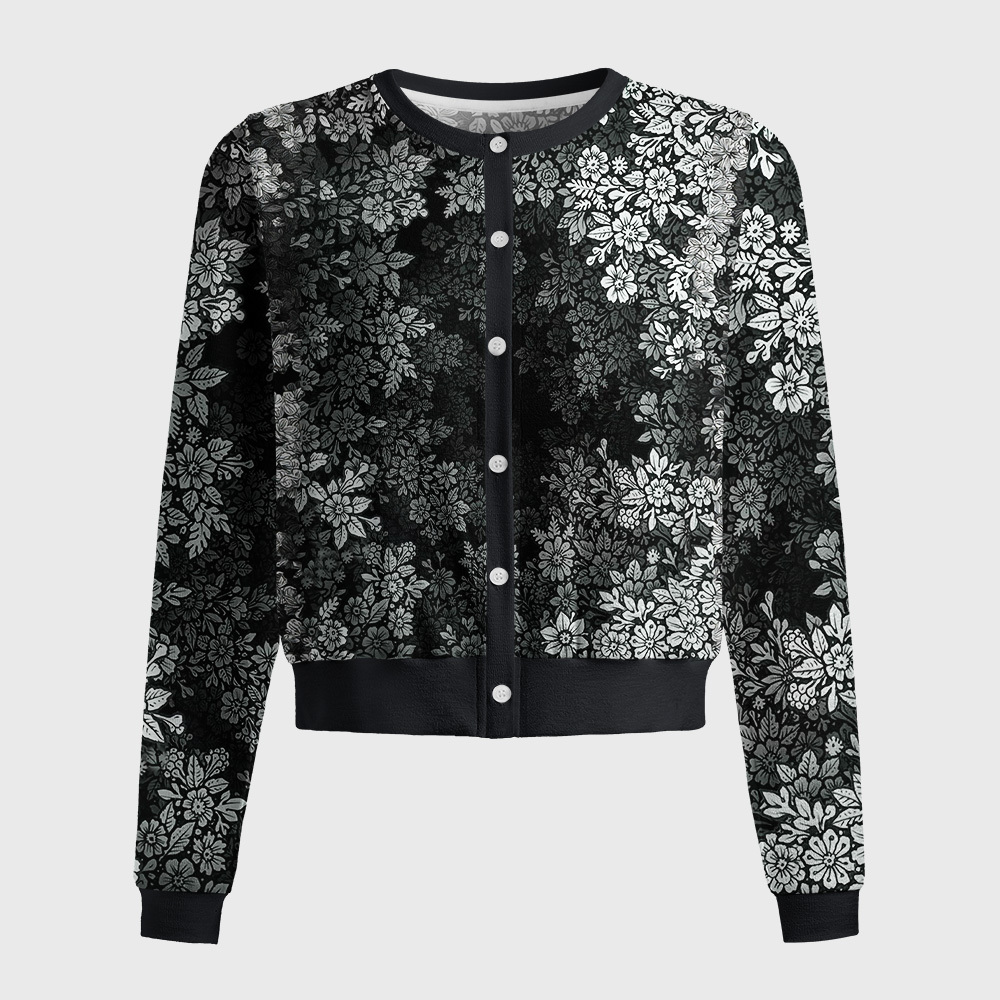 Tokyo-Tiger Every Flower Is Born To Die Just Like Us Women's Lightweight Cardigan
