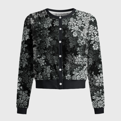 Tokyo-Tiger Every Flower Is Born To Die Just Like Us Women's Lightweight Cardigan