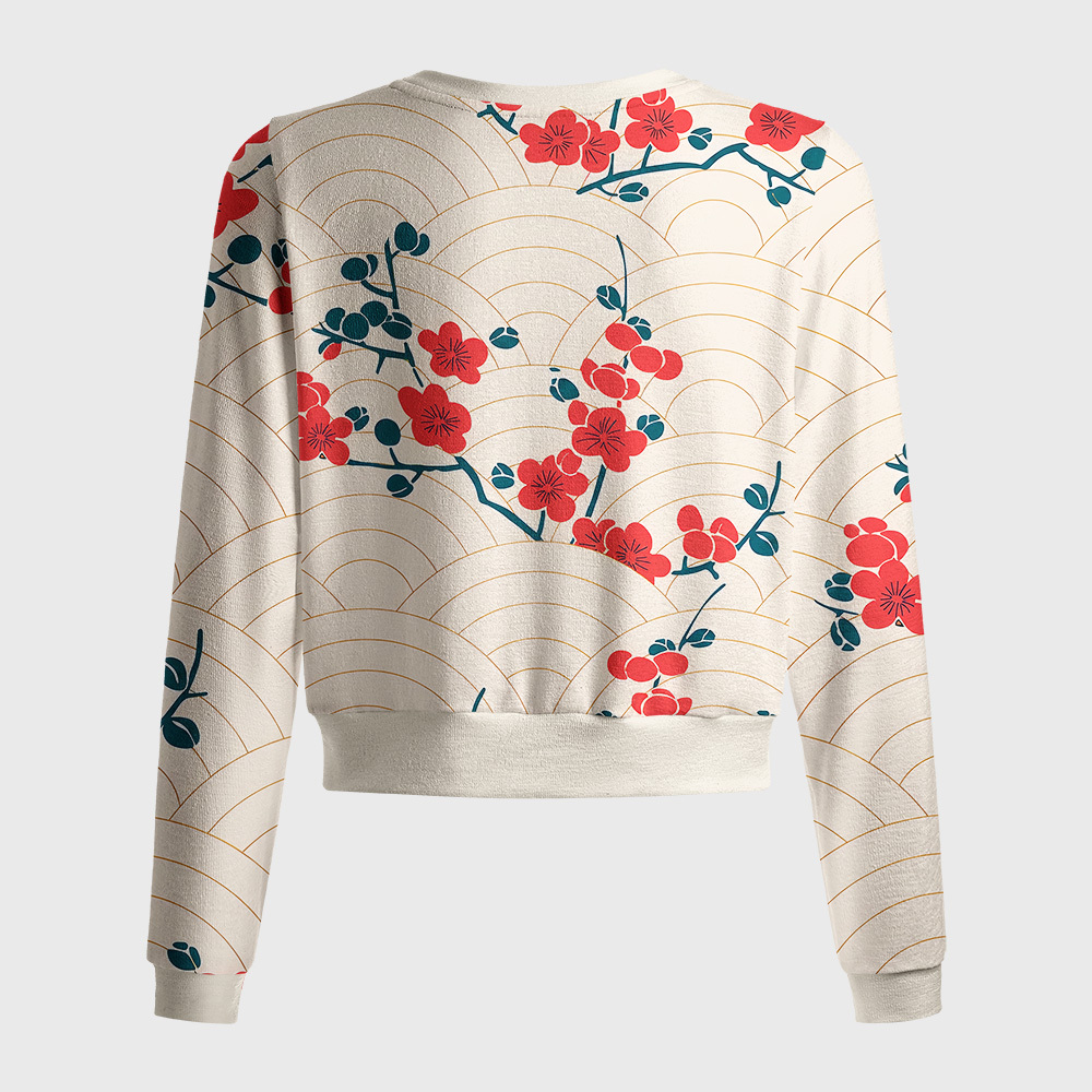 Tokyo-Tiger Blossom Wave Women's Lightweight Cardigan