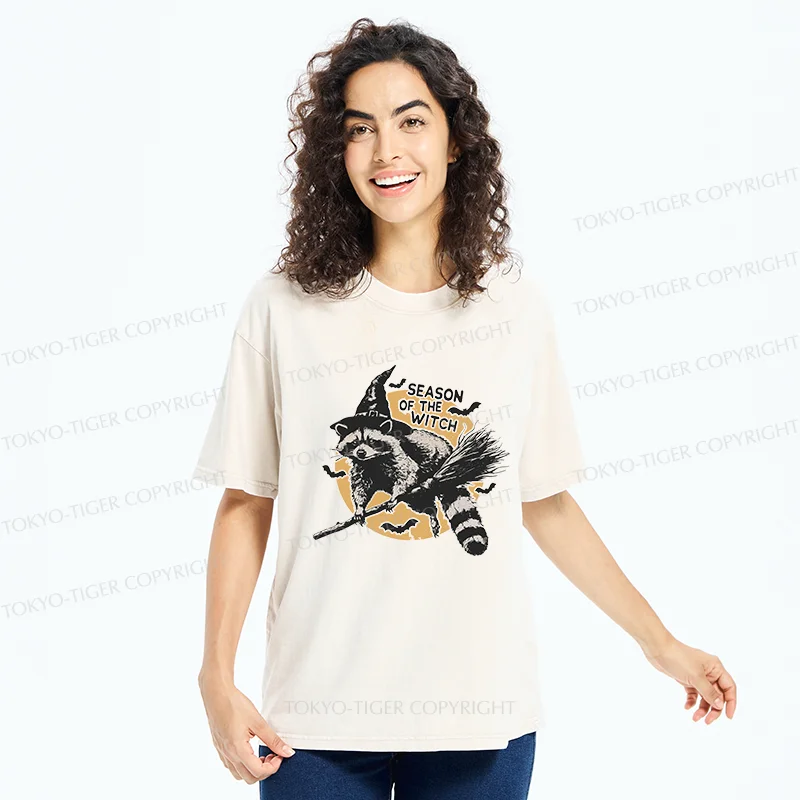 Tokyo-Tiger Magic Raccoon Washed T-Shirt