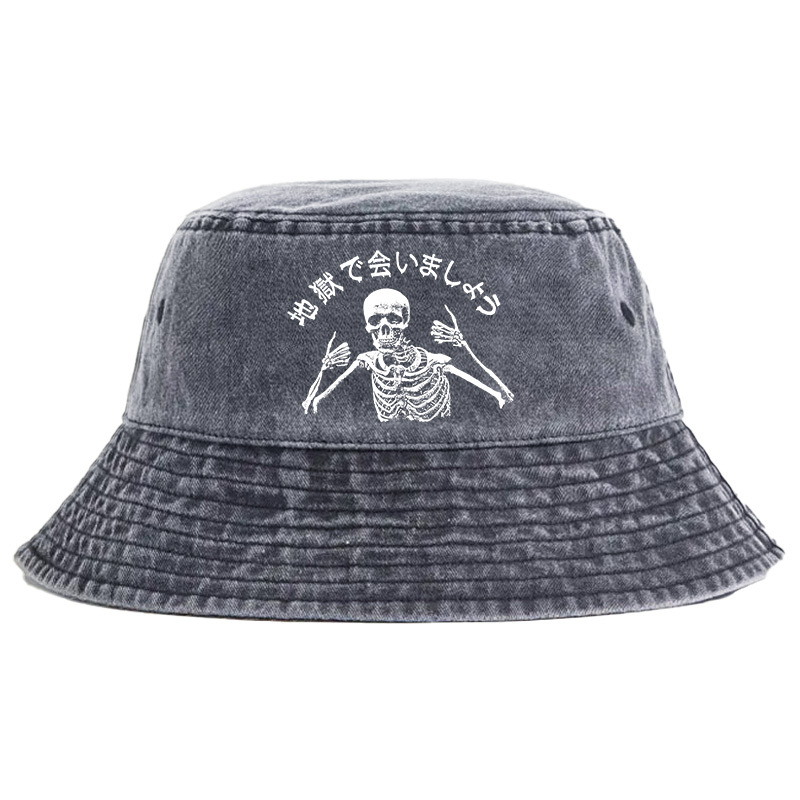 Tokyo-Tiger See You In Hell Japanese Washed Bucket Hat