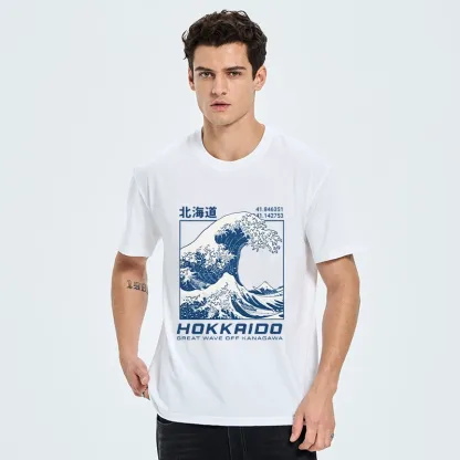 Tokyo-Tiger Hokkaido Wave Art Classic T-Shirt