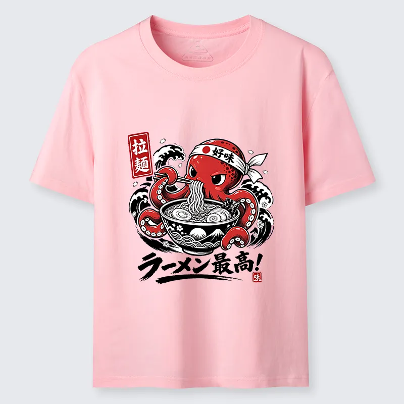 Tokyo-Tiger Octopus Loves Ramen Classic T-Shirt