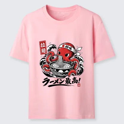 Tokyo-Tiger Octopus Loves Ramen Classic T-Shirt