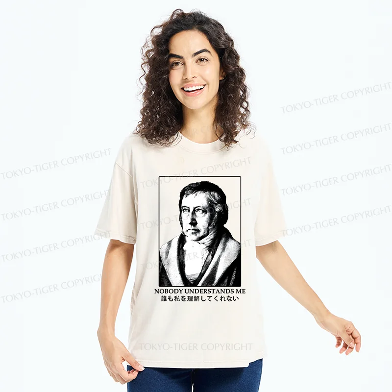 Tokyo-Tiger Nobody Understands Me Washed T-Shirt