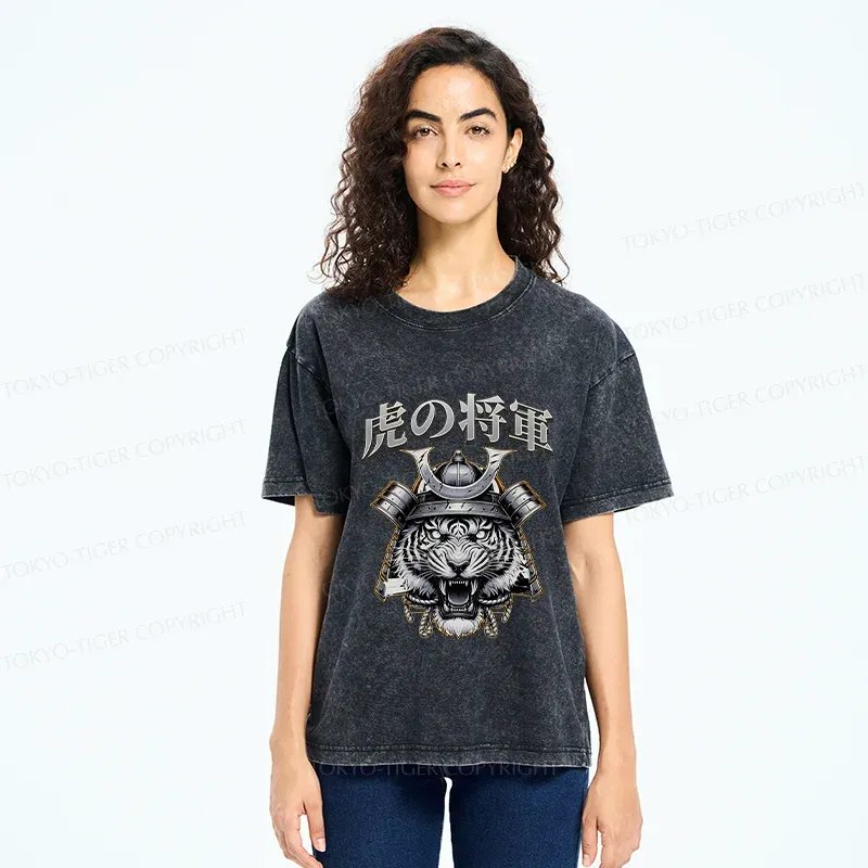 Tokyo-Tiger Tiger General Washed T-Shirt