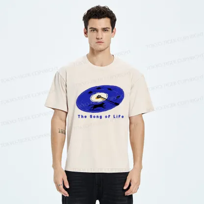 Tokyo-Tiger The Song Of Life Washed T-Shirt