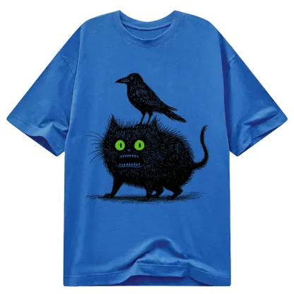 Tokyo-Tiger Crow And Black Cat Classic T-Shirt