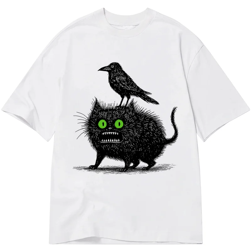 Tokyo-Tiger Crow And Black Cat Classic T-Shirt