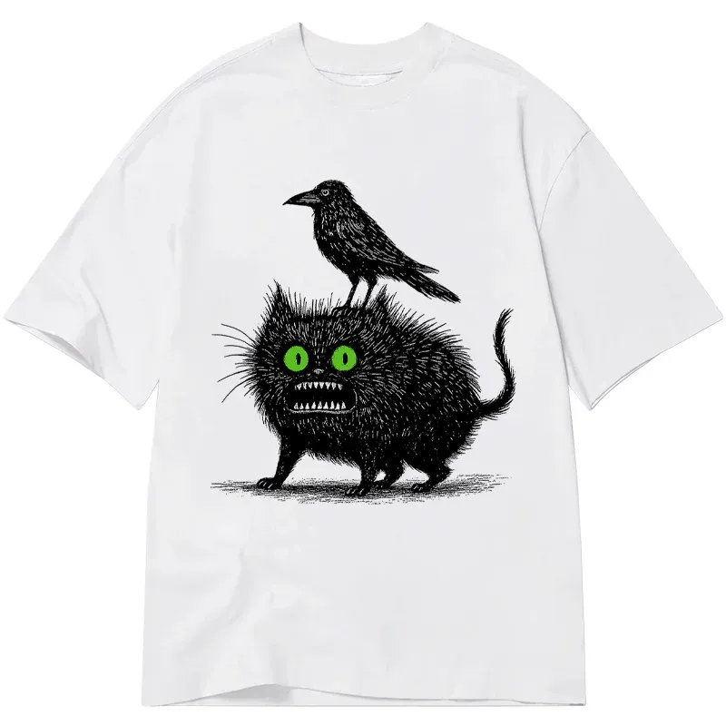 Tokyo-Tiger Crow And Black Cat Classic T-Shirt