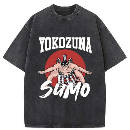 Tokyo-Tiger Yokozuna Sumo Washed T-Shirt