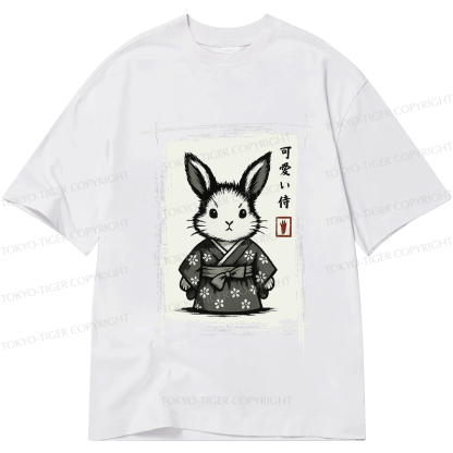 Tokyo-Tiger Woodcut Bunny Classic T-Shirt