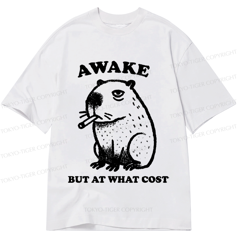Tokyo-Tiger Smoking Capybara Classic T-Shirt