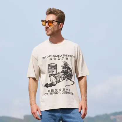 Tokyo-Tiger The Vibe Is Continuing To Deteriorate Washed T-Shirt