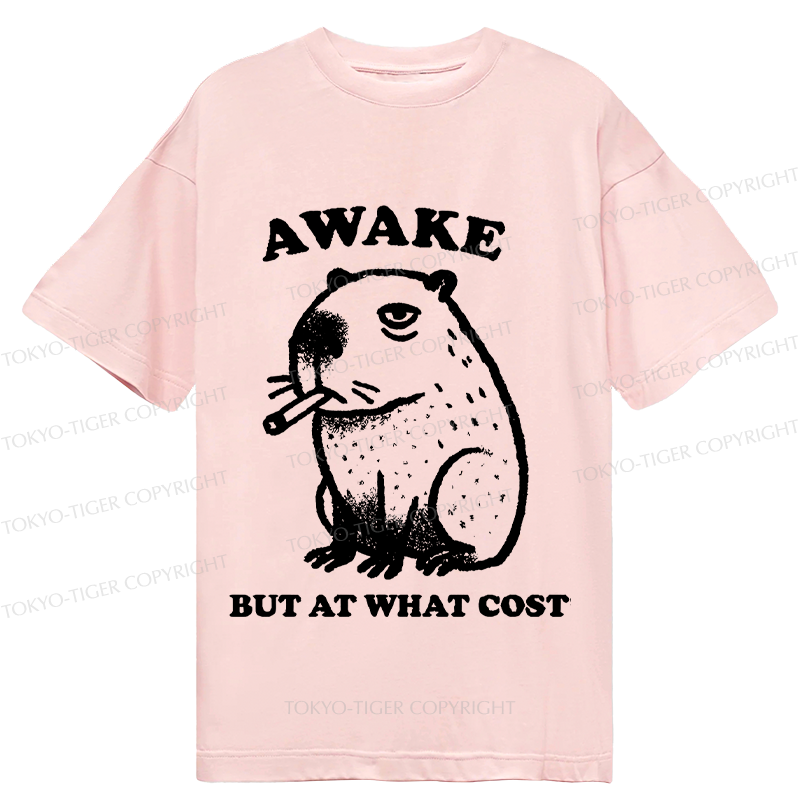 Tokyo-Tiger Smoking Capybara Classic T-Shirt