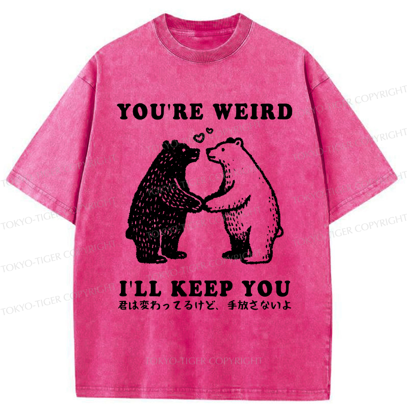 Tokyo-Tiger Forever Weird, Forever Yours Washed T-Shirt