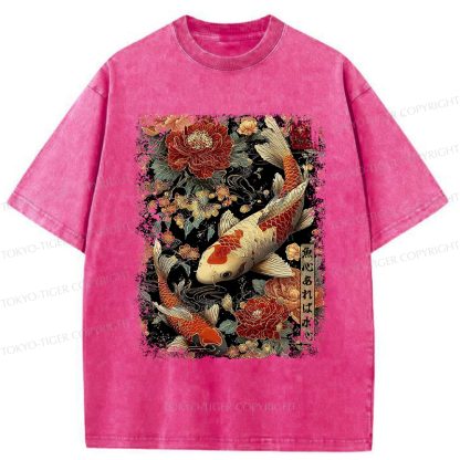 Tokyo-Tiger Fish and Water: Give and Receive Washed T-Shirt