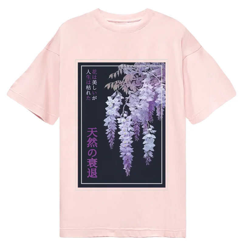 Tokyo-Tiger Wisteria Jpanese Flowers Poster Classic T-Shirt
