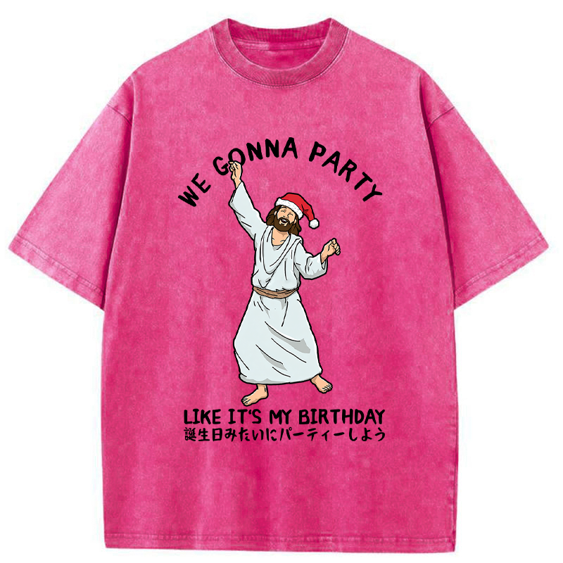 Tokyo-Tiger Party Like the Messiah Washed T-Shirt
