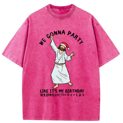 Tokyo-Tiger Party Like the Messiah Washed T-Shirt