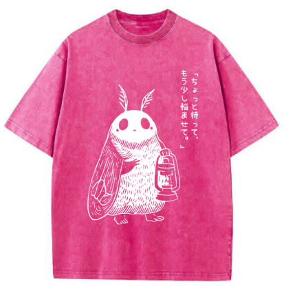 Tokyo-Tiger Moth of Overthinking Washed T-Shirt