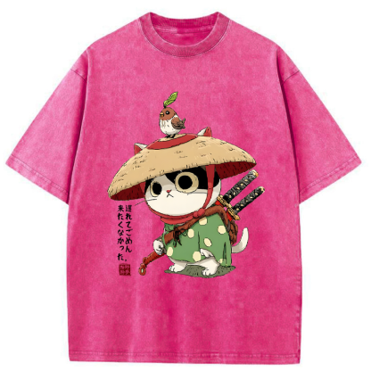 Tokyo-Tiger Sorry I’m Late, I Didn’t Want to Come Washed T-Shirt